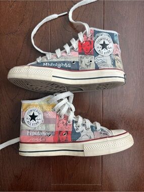 Converse High Top Sneakers - custom Taylor Swift
